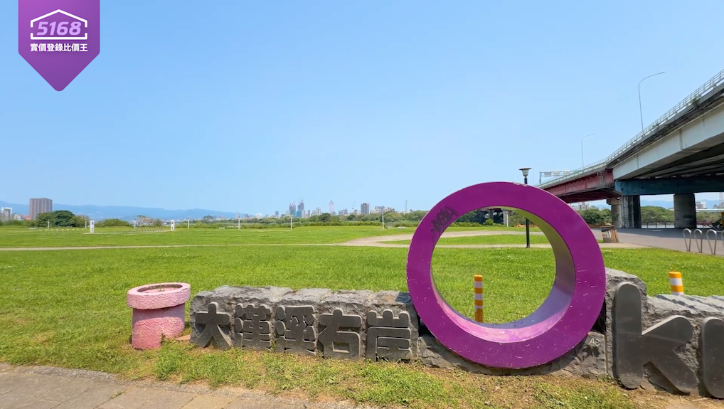 江翠北重劃區,大漢溪右岸。圖/5168