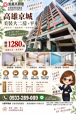 盧麗玲農十六凹子底捷運站★現代京城★美裝大二房平車