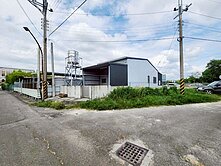 永康大灣一街12米路.地約35坪.有鋼骨平房