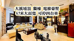 大溪埔頂重劃區👉獨棟電梯豪墅👉可停四台車