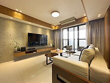 💎堅山三川💎德賢商圈高樓河畔景觀質感3房大平車