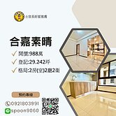 合嘉素晴全新未入住精裝二房車