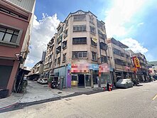 大明商圈雙門牌12米路三角窗1+2樓黃金店住