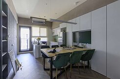 近美術館高樓層精美裝潢3改2景觀大樓平車