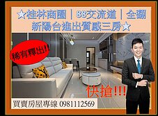 桂林商圈｜88交流道｜全翻新陽台進出質感三房