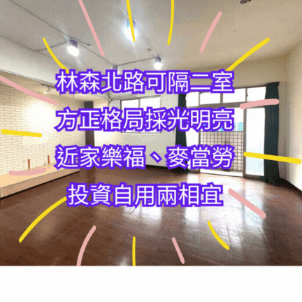 【住商吉林】林森北路可隔二室