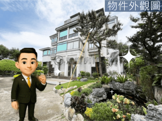 潘店推薦〈麗園二街〉靜謐翠綠御景大庭院透天