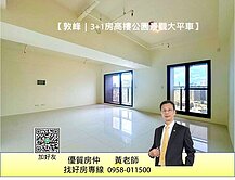 敦峰｜南高核心｜3+1房高樓公園景觀大平車