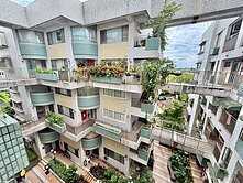 員山近全聯超市景觀樓中樓車位4房華廈