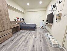 台中車站旁綠川大廈電梯大套房全新整理