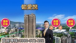 預售｜三鐵共站｜鉑愛悅｜A1邊間三房平車