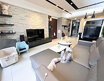 中路旁 輕屋齡 面河景觀大3房車 坐北朝南好風水