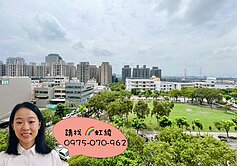 虹綾推薦<高鐵青田>面公園視野 室內27坪三房平車