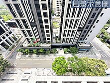 蒙德里安方正格局高樓層三房+車