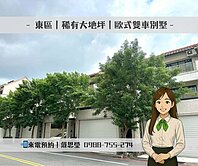 🚩東區｜稀有大地坪｜歐式雙車別墅