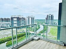 九份子【水律川】三房河景戶B1平車
