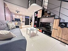 竹圍捷運★南加州虹橋河岸景觀溫馨美2房★