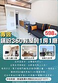 樂福專簽*再降價*專任輕屋齡1房1廳 繽紛360 