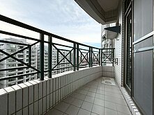 長榮新城12樓面中庭景觀三房平車