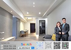 美術館美廳苑∣全新奢華完工邊間三面採光∣三房平車