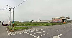 大園雙面臨30米路工業區西濱三角窗農地--可變更