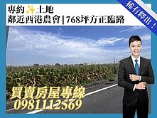 專約鄰近西港農會|土地768坪方正臨路