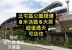 💕公園捷運旁｜8米活路｜超值店住💕