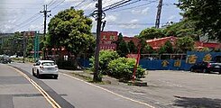 石門活魚一條街正路邊都內農地+超大有水有電鐵皮屋