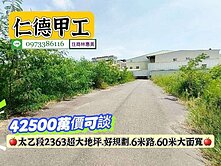 仁德區太乙段2363超大地坪低單價甲種工業地