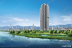 獨家專任帝景1號正面河景四房附連號雙坡平車