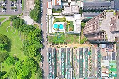 ☘️北屯軍福公園第一排🔶住2方正建地🍎永久棟距