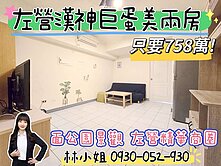 左營漢神巨蛋美兩房✨面公園景觀✨近凹子底/富國商圈