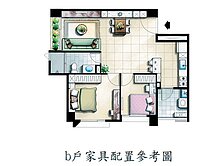 國姓帝堡全新未住優質二房華廈