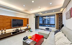 五期勤美草悟道特區｜邊間大四房＋雙車位｜三面採光戶