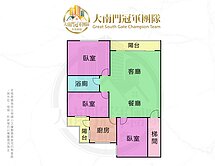 獨家~北投/奇岩站捷運~小國揚社區方正美三房