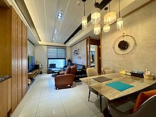 龍潭交流道旁，龍潭指標型建案來德雲鼎2房，平面車位