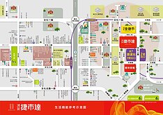 A7【捷市達】高樓帝王坐向捷運雙套房平面車