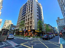 松江南京捷運 三角窗挑高金店面+坡平車位