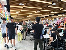 🎈士林夜市, 美食街金店面🎈