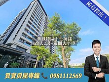 華鳳特區｜上河漾｜3改大2房+邊間大平車