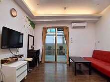 桃園站前高樓層露台套房