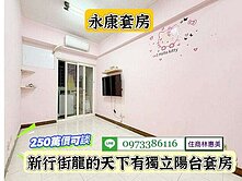 永康區新行街龍的天下有陽台套房/售250萬價可談