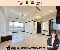 龍安商圈超低公設比~縣府清境低總價2房平面B1車位