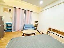 中原大學現代輕奢風獨立陽台套房有機車位.免等垃圾車