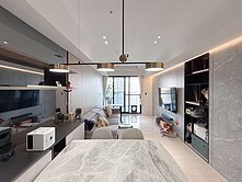 小天母河堤商圈～閱河堤景觀高樓層三房平車