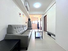 前陽台進出明亮宅|城市綠洲生活圈大兩房平車