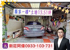 💜卓悅聯盟💜獨家*土地13.51坪❤️新莊阿偉