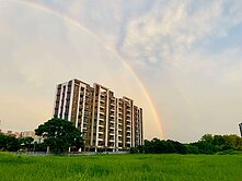 🟦龍安🟥永久埤塘棟距｜前後陽台三房｜協和曉知青