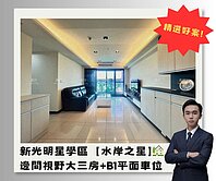 我是承辦❗新光特區｜大三房B1平車｜邊間永久視野