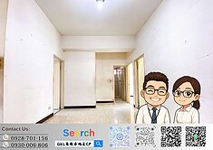 近文山商圈｜室內31坪｜稀有雙衛浴開窗大四房大平車